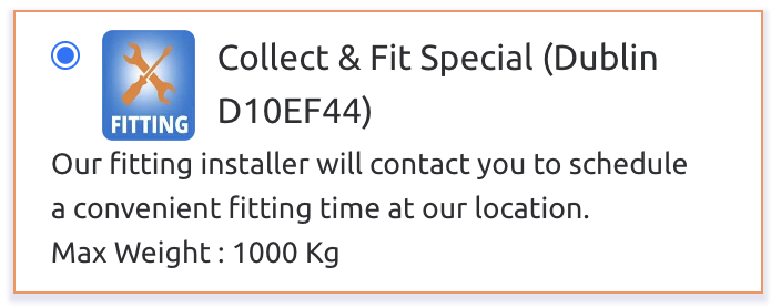 Collect & Fit example